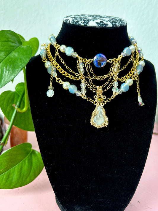 Azura Imperial Moonstone Choker