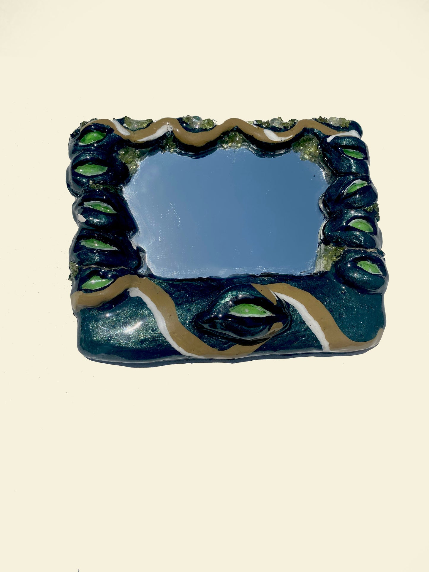 Peridot Eyeball Mirror